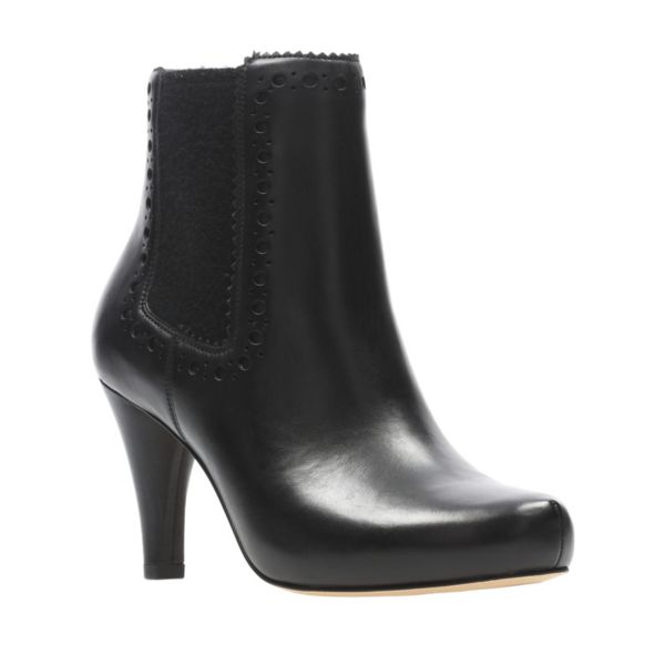 Clarks Womens Dalia Bella Ankle Boots Black | UK-3892107